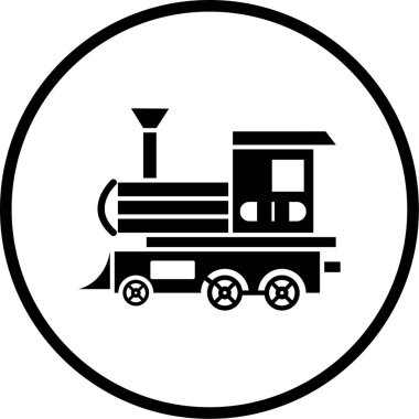 Bir tren simgesinin gösterimi