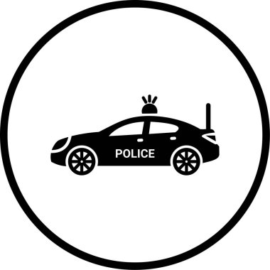 araba simgesi vektör illüstrasyonu