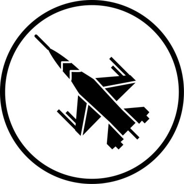 Kişisel ve ticari kullanım uçağı için illüstrasyon simgesi 