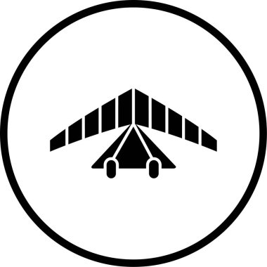 Çadır simgesinin vektör illüstrasyonu