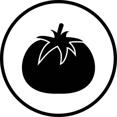 Gıda modern simgesinin vektör çizimi