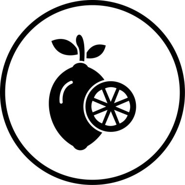Kişisel ve ticari kullanım için resim simgesi. limon 