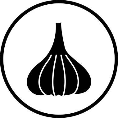 Soğan. Web simgesi basit illüstrasyon