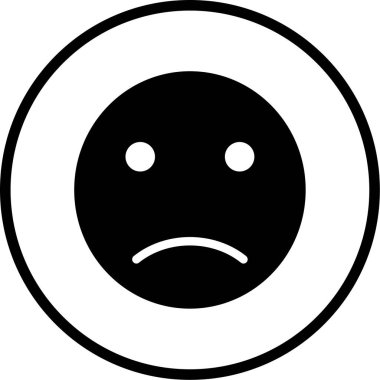 emoji. Web simgesi basit illüstrasyon