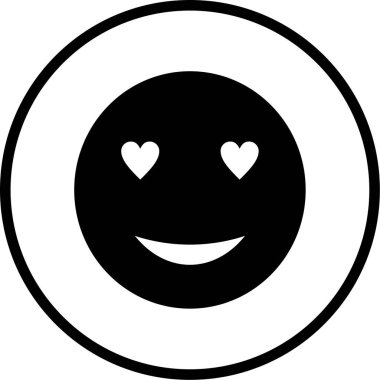 emoji. Web simgesi basit illüstrasyon