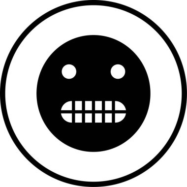 emoji. Web simgesi basit illüstrasyon