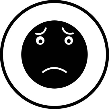 emoji. Web simgesi basit illüstrasyon