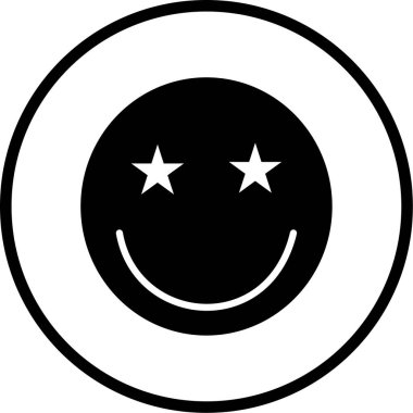 emoji. Web simgesi basit illüstrasyon