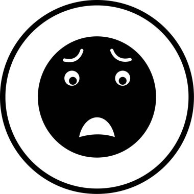 emoji. Web simgesi basit illüstrasyon