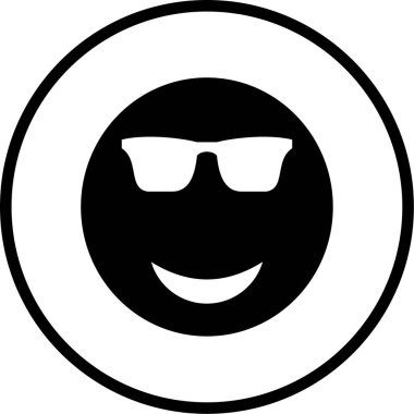 emoji simgesinin vektör illüstrasyonu