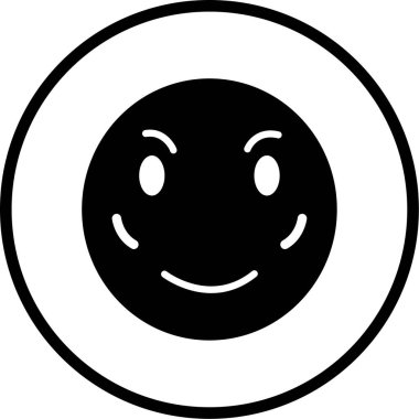 emoji. Web simgesi basit illüstrasyon