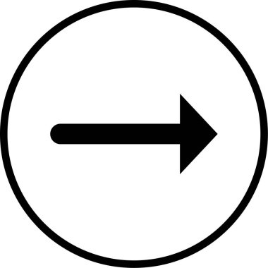 ok simgesinin vektör illüstrasyonu