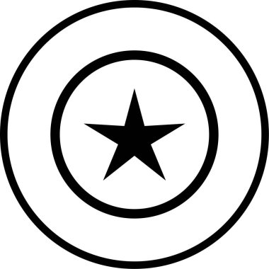 yıldız simgesi, vektör çizimi