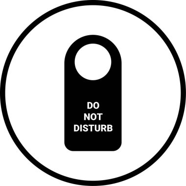 kapı işareti simgesi, vektör çizim