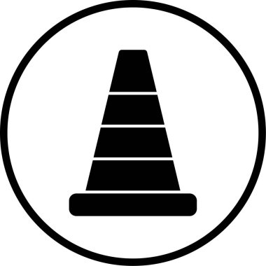 Yol simgesi, vektör illüstrasyonu