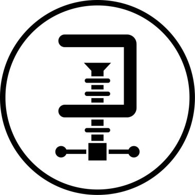 seo modern simgesinin vektör illüstrasyonu