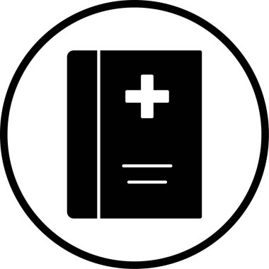 Kitap. Web simgesi basit tasarım