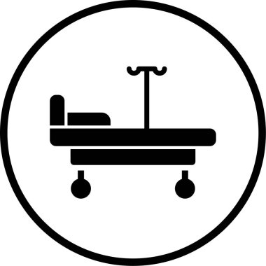 Hastane simgesinin vektör illüstrasyonu