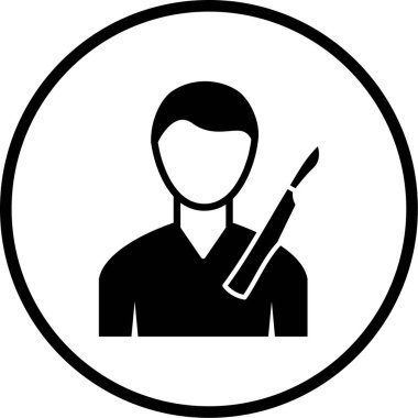 Tıp simgesi vektör illüstrasyonu