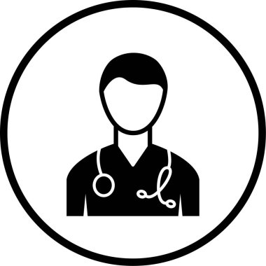 Doktor simge vektör çizim
