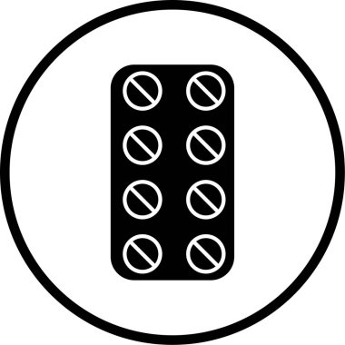 Haplar. Web simgesi basit illüstrasyon