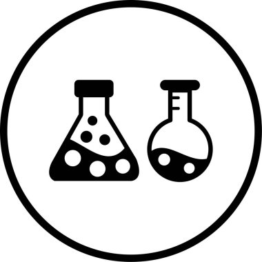 test tübü ikon vektör çizimi