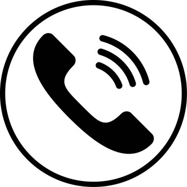 - Telefon. Web simgesi basit illüstrasyon