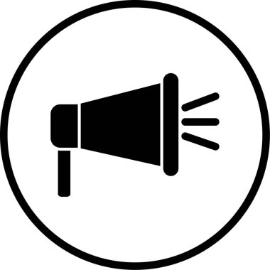 Ses modern simgesinin vektör illüstrasyonu