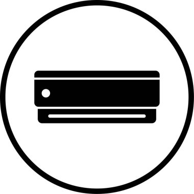 Klima simgesinin vektör illüstrasyonu