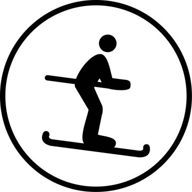 Kayak. Web simgesi basit illüstrasyon