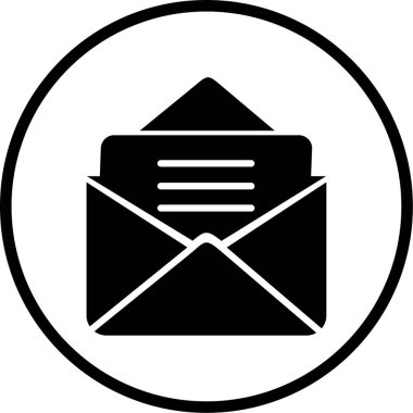 posta simgesi, vektör illüstrasyonu