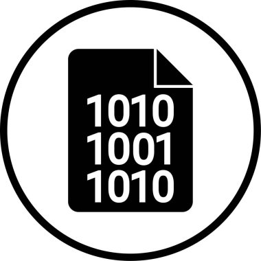 dosya biçimi simgesi, vektör illüstrasyonu