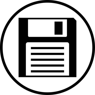 Disket disket. Basit resimleme