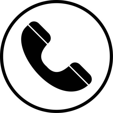 - Telefon. Web simgesi basit illüstrasyon