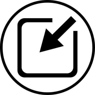 ok simgesinin vektör illüstrasyonu