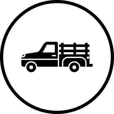 araba simgesi vektör illüstrasyonu