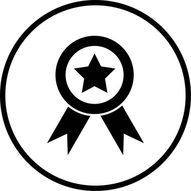 Ödül. Web simgesi basit illüstrasyon