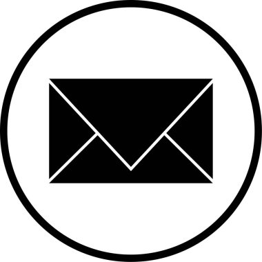 E- posta simgesi vektör illüstrasyonu