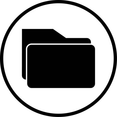 Dosya. Web simgesi basit illüstrasyon