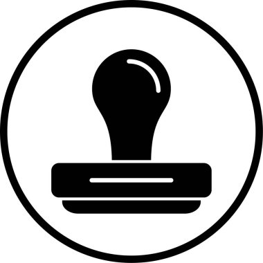 Zımba modern simgesinin vektör illüstrasyonu