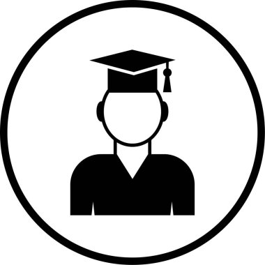 Eğitim. Web simgesi basit illüstrasyon