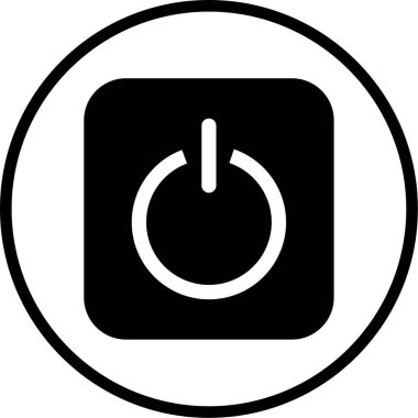 Güç illüstrasyonu modern simge