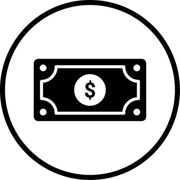 Een Dollar Web Icoon Eenvoudige Illustratie — Stockvector