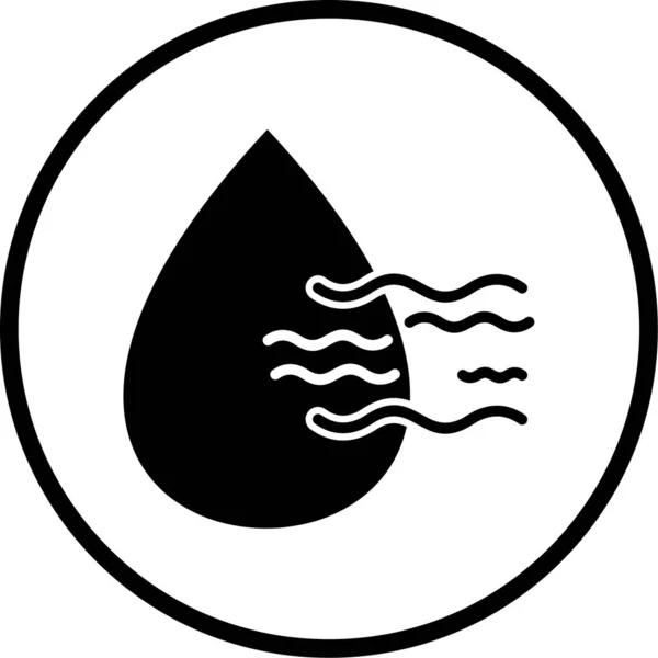Иконка Капли Воды Векторная Иллюстрация — стоковый вектор