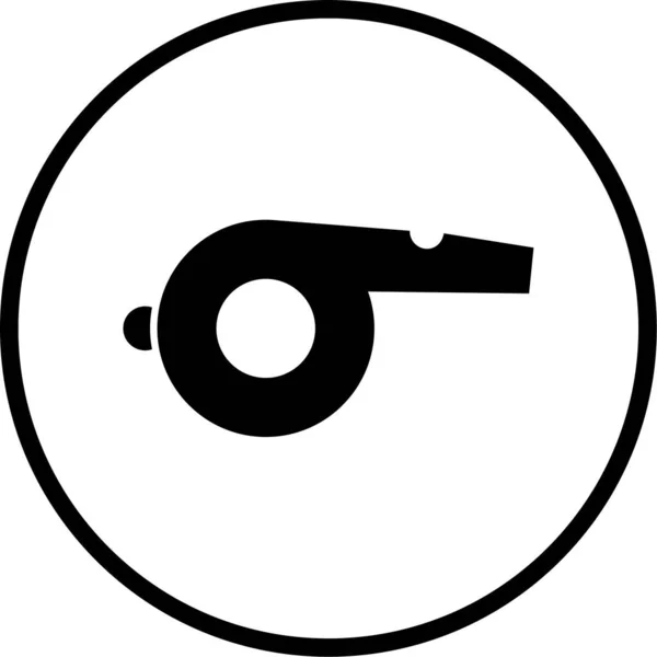 Illustration Simple Icon Whistle — Stockvector