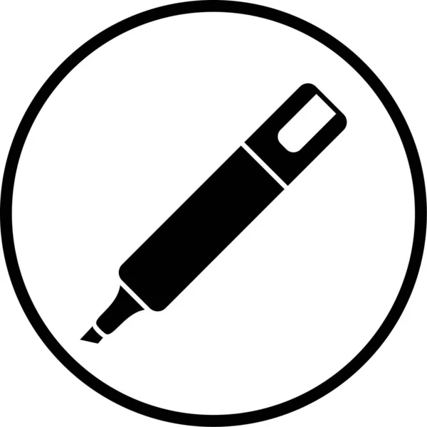 Vector Marker Icon Illustration — Stok Vektör