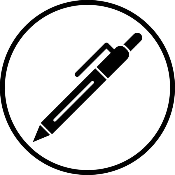 Vector Illustration Simple Pen Icon — Wektor stockowy