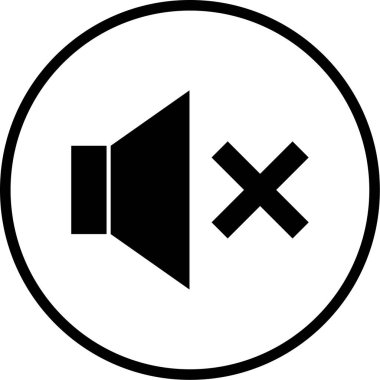 Ses modern simgesinin vektör illüstrasyonu