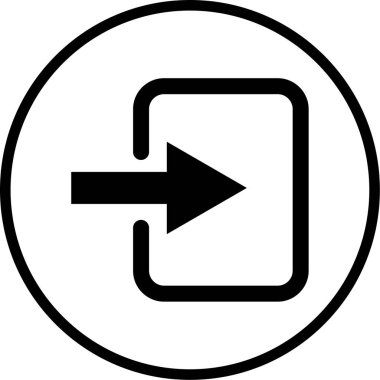 ok simgesinin vektör illüstrasyonu