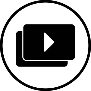 projeniz için video oynatıcı simgesi